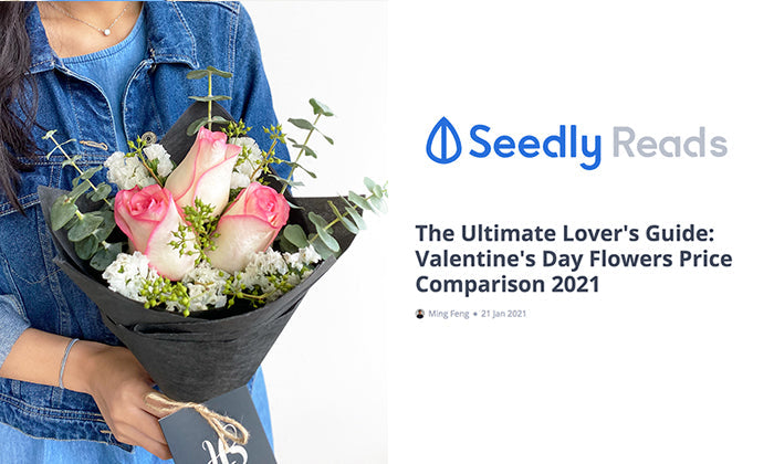 We are featured on Seedly for Valentine’s Day flowers!
