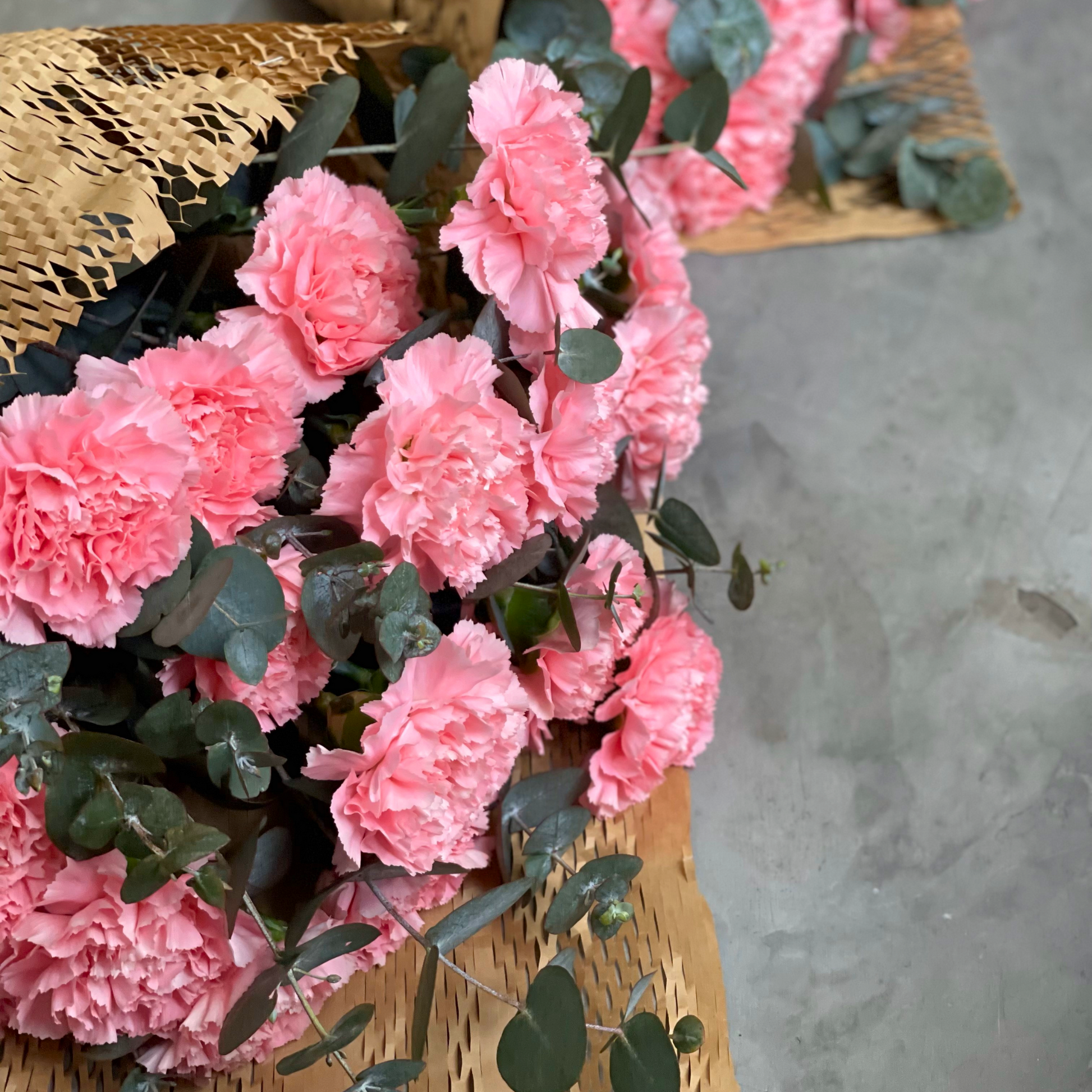 Pink Carnation Bouquet Happy Bunch